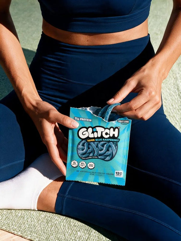 post-flow snack 💙 11g protein, 2g sugar